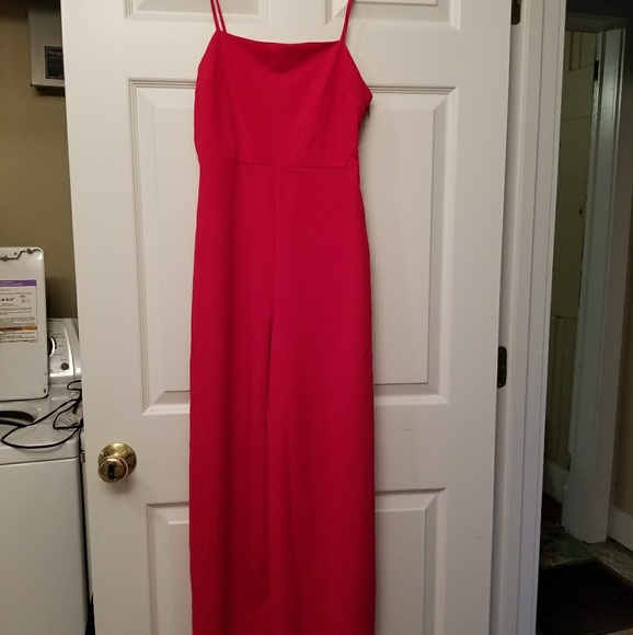 red jumpsuit urban outfitters